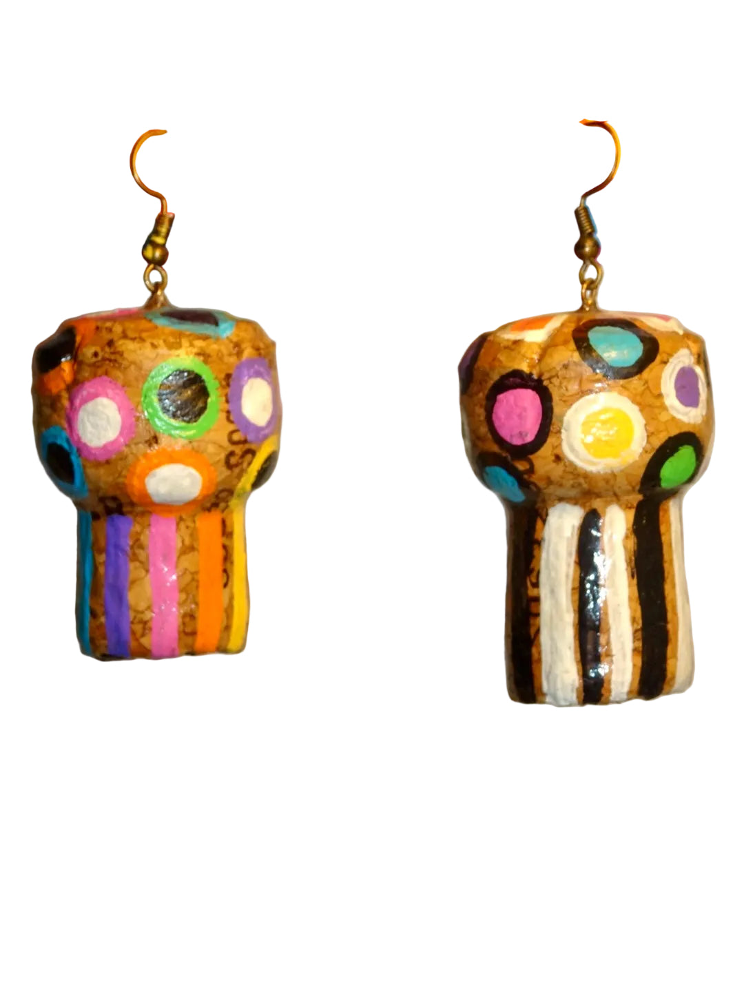 RAINBOW SHROOM EARRINGS