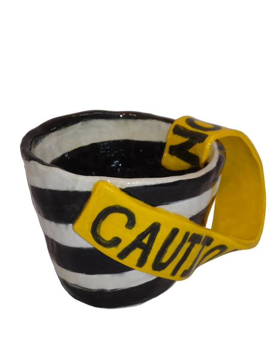 CAUTION TAPE MUG