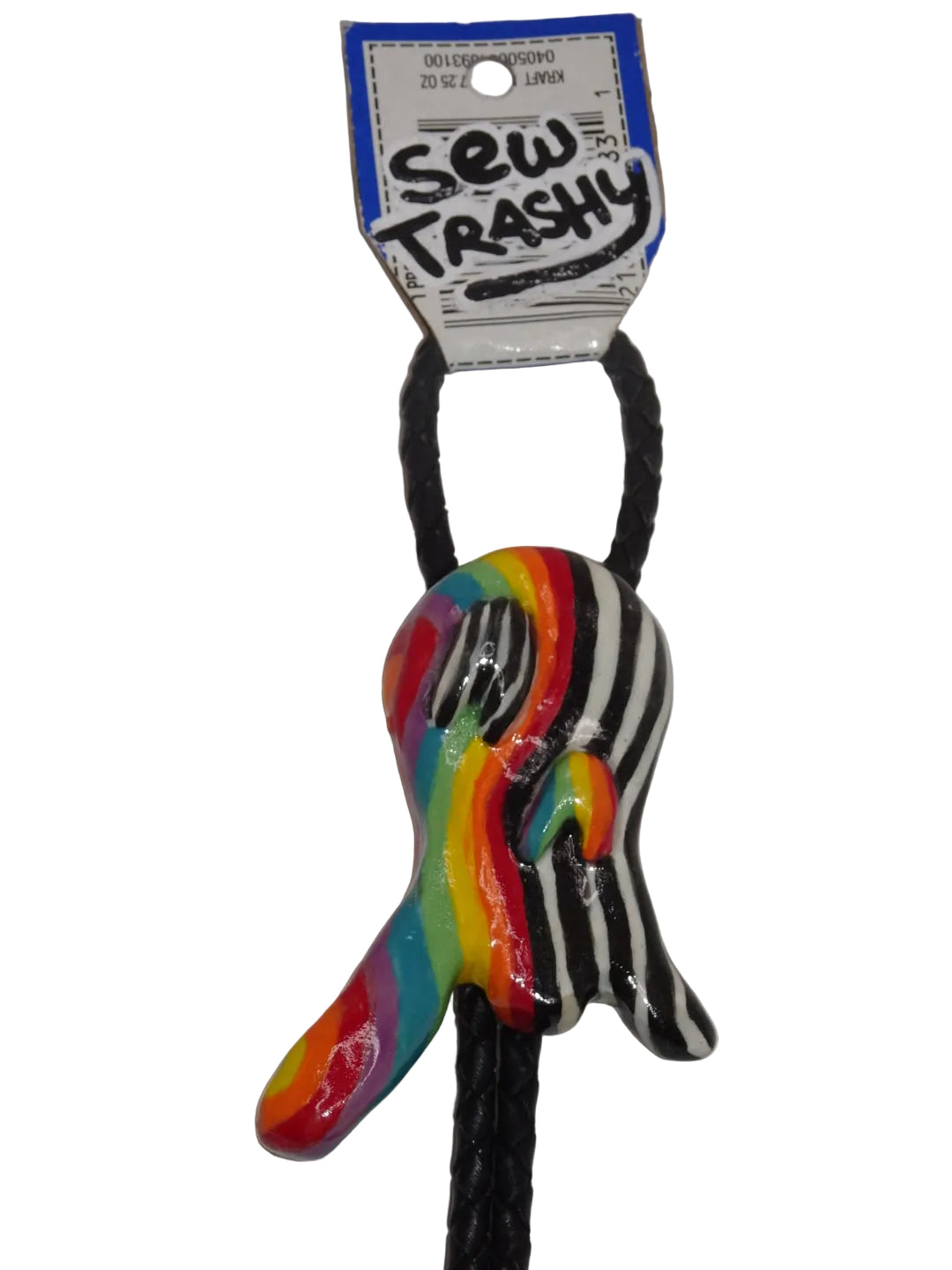 TRIPPY RAINBOW YIN AND YANG BOLO TIES