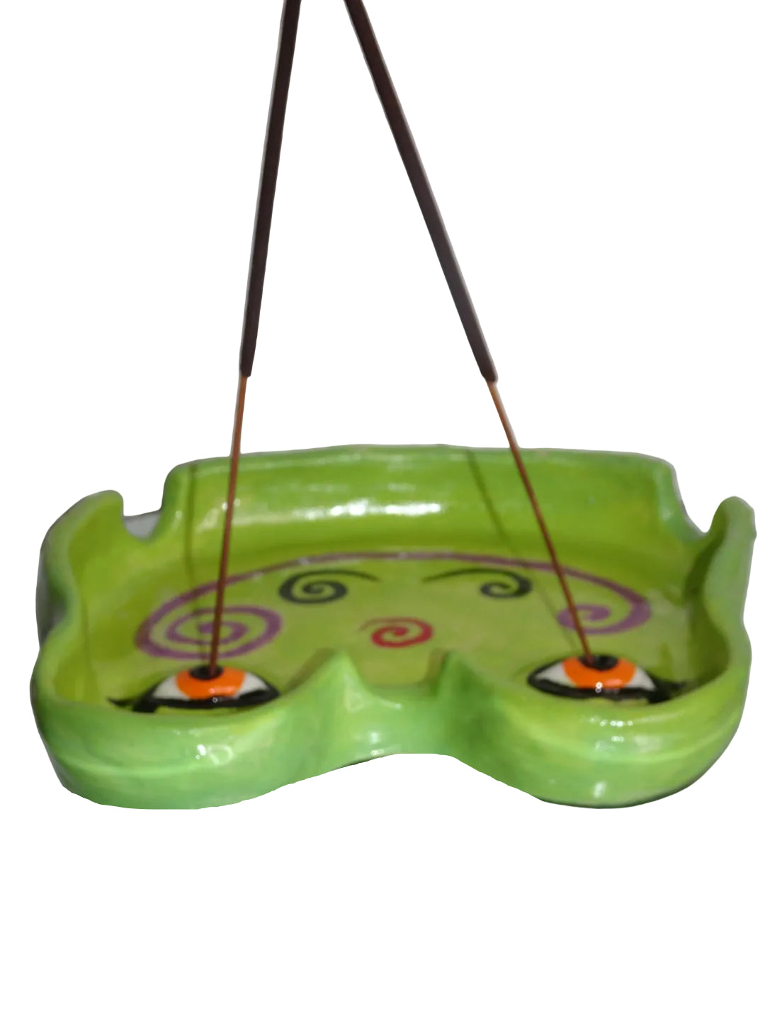 TRIPPY FROGGY ASHTRAY/INCENSE HOLDER