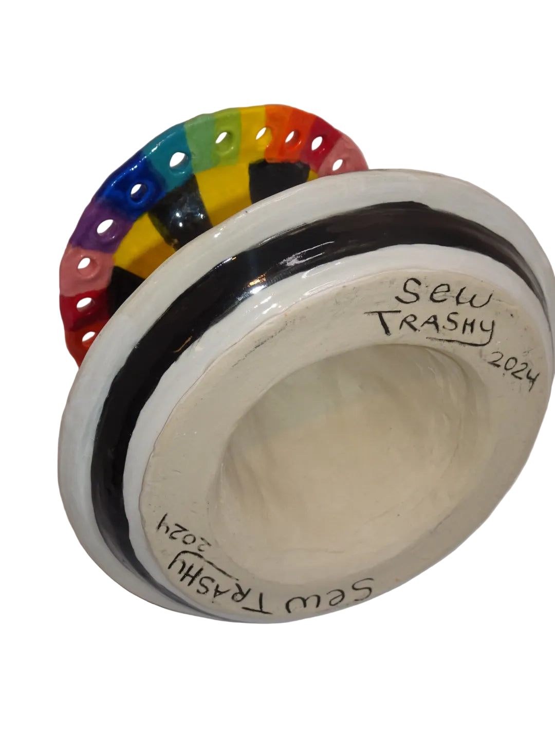 TRIPPY RAINBOW MUSHROOM EARRING DISH