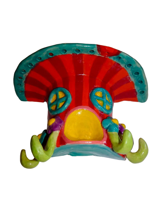 TRIPPY MUSHROOM JEWELRY HOLDER WALL HANGING