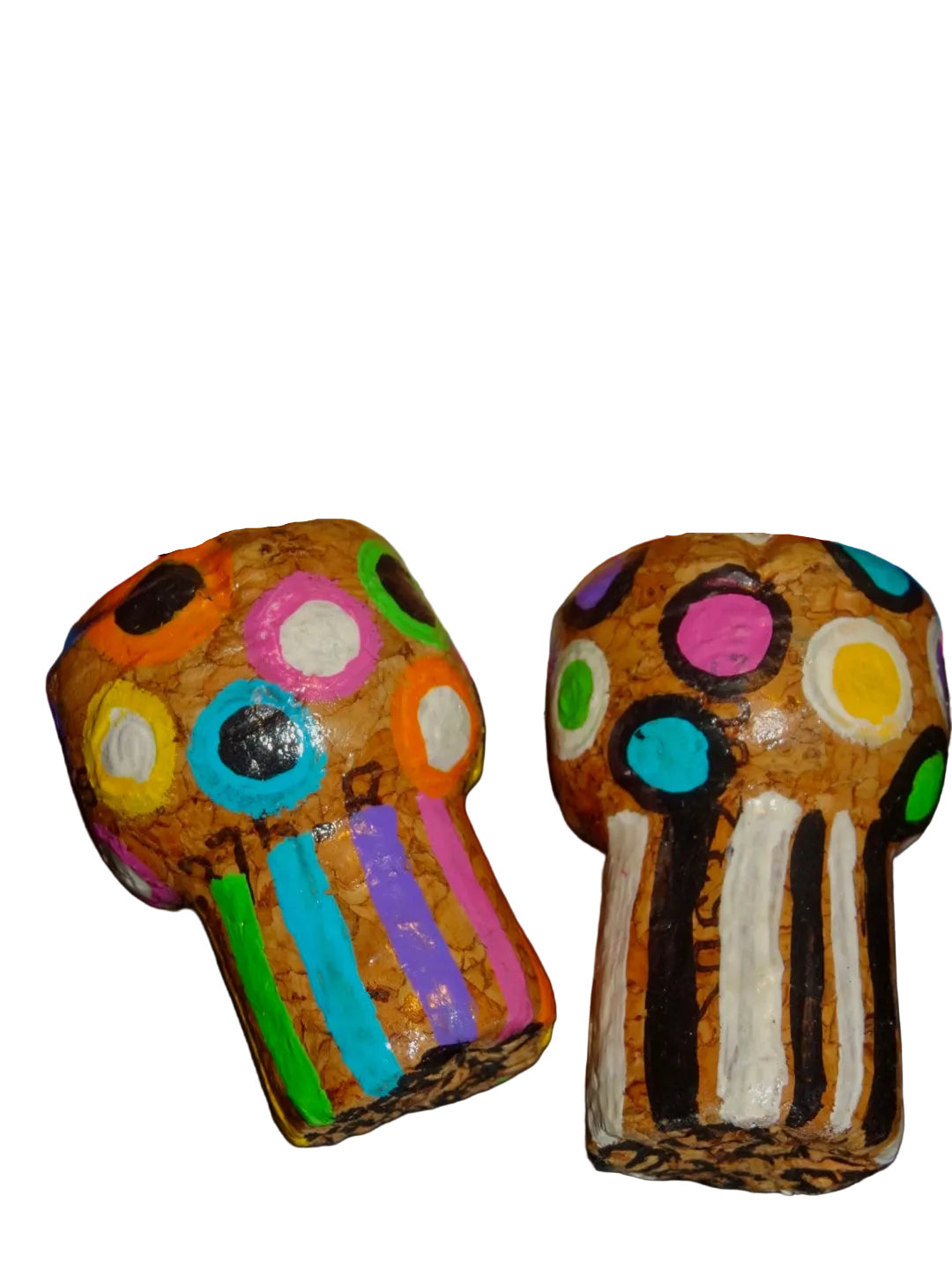 RAINBOW SHROOM EARRINGS