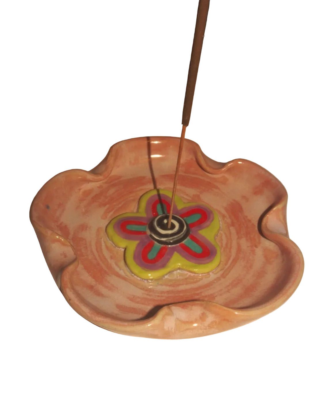 TRIPPY FLOWER INCENSE AND ASHTRAY