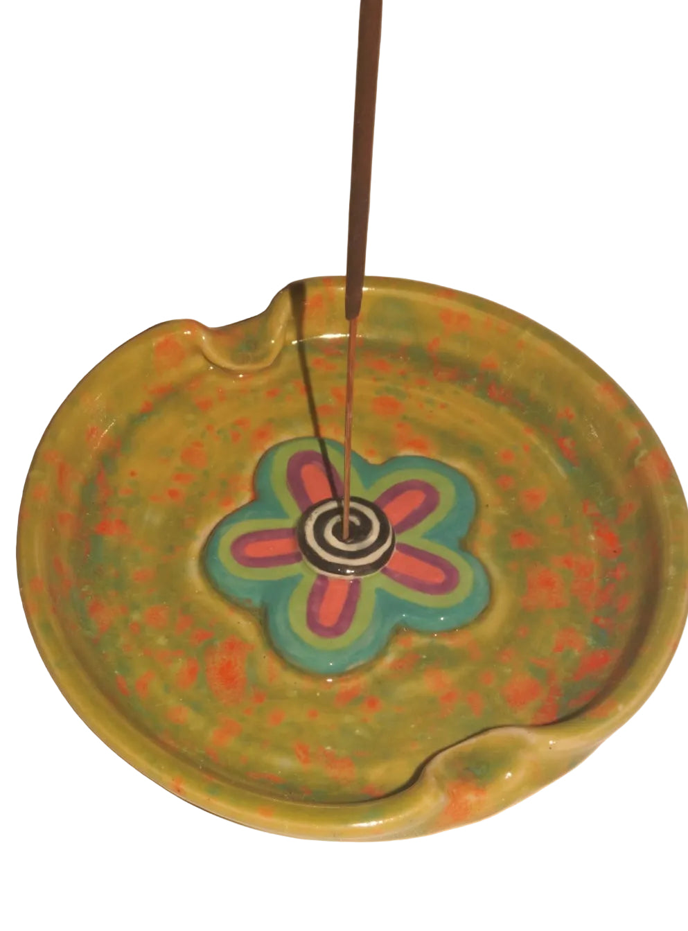 TRIPPY FLOWER INCENSE AND ASHTRAY