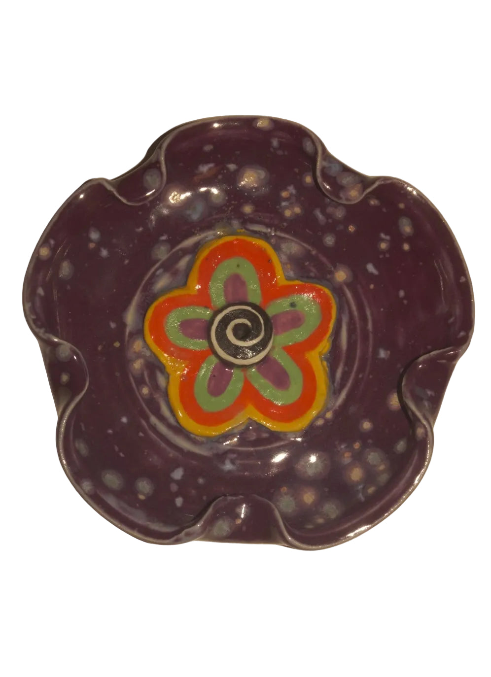 TRIPPY FLOWER INCENSE AND ASHTRAY