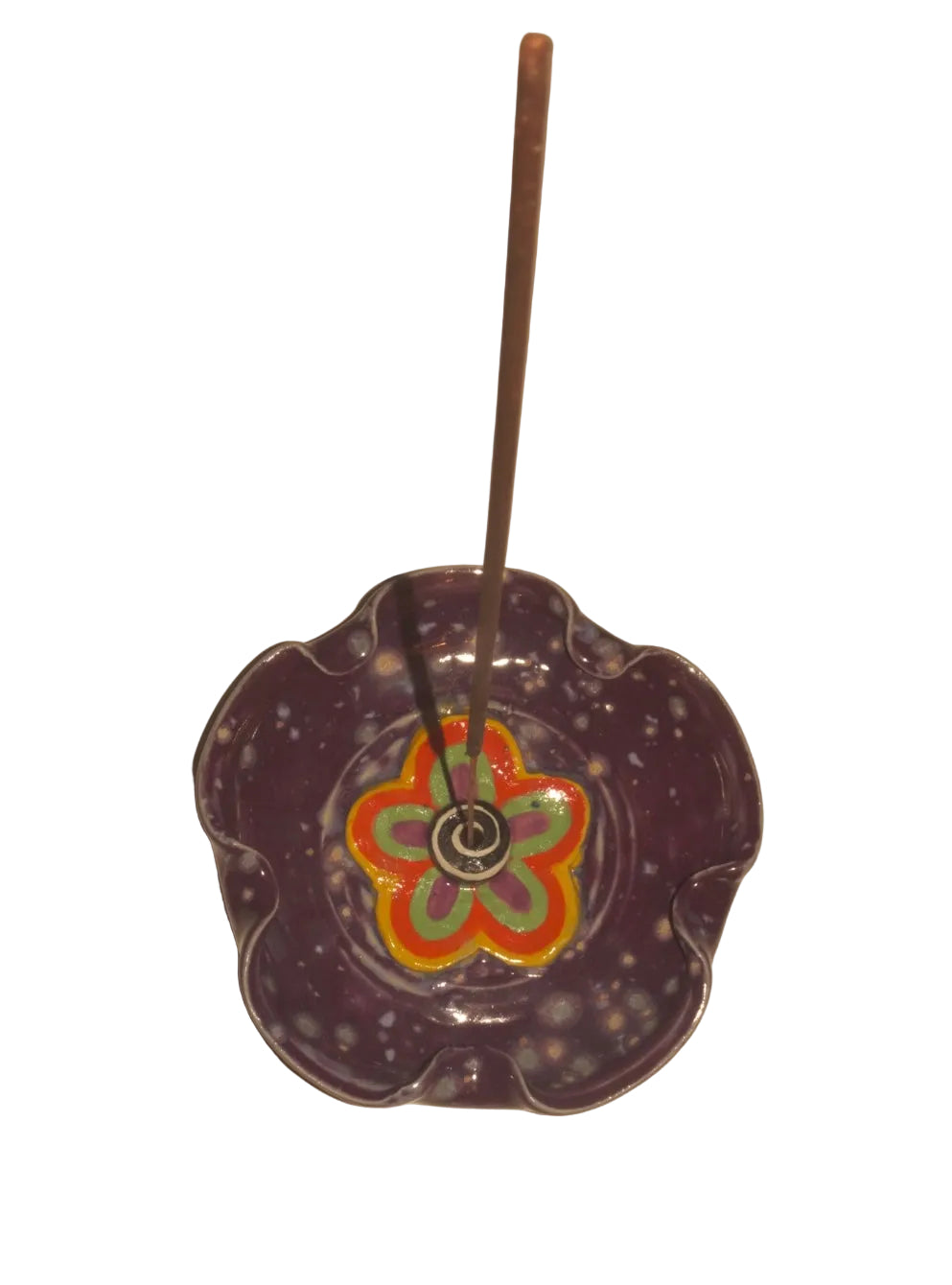 TRIPPY FLOWER INCENSE AND ASHTRAY