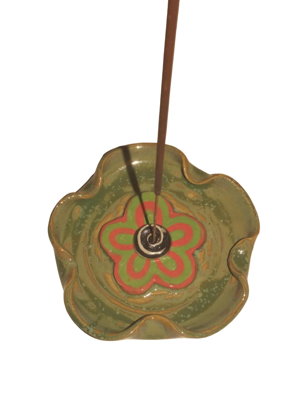 TRIPPY FLOWER INCENSE AND ASHTRAY