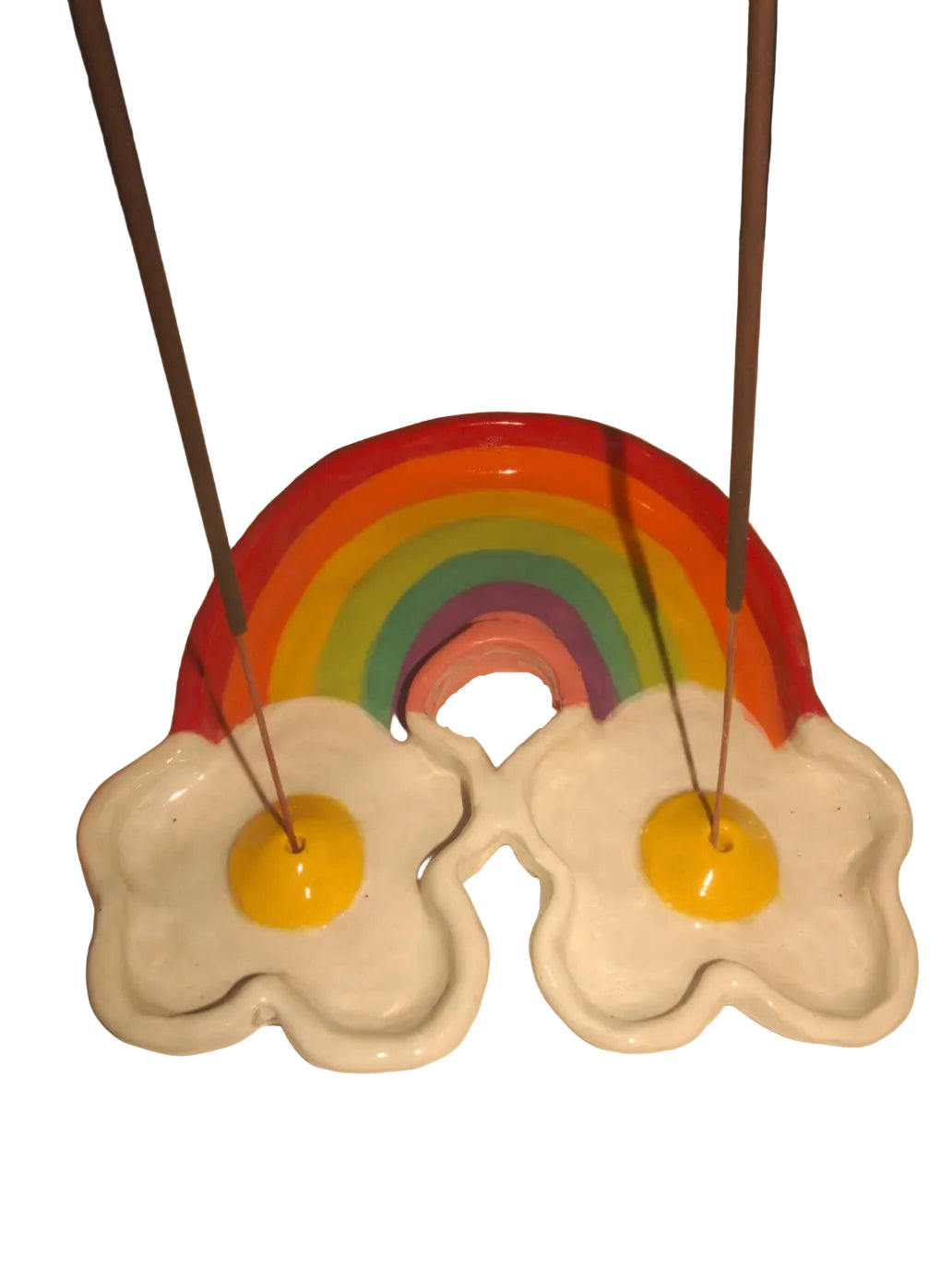 RAINBOW EGG INCENSE HOLDER